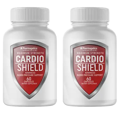 Cardio Shield Advanced Blood Pressure Support - 2 Bottles 120 Capsules • $75