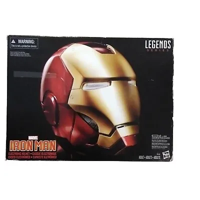 Marvel Legends Iron Man Wearable Adult Electronic Helmet EMPTY BOX ONLY  • $29.99