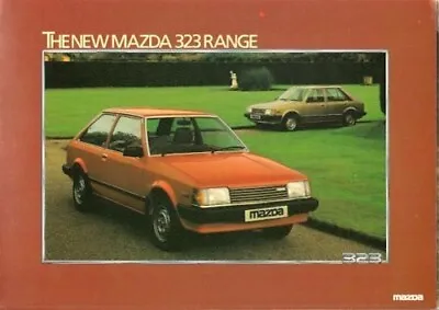 Mazda 323 Hatchback 1981 UK Market Foldout Sales Brochure 1.1 1.3 1.5 Auto GT • $22.74