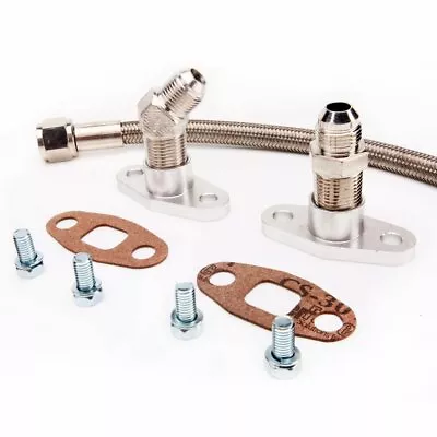 TRITDT Turbo Oil Drain Line Kit 8AN 35cm For KKK Blitz K26 K27 • $59.99