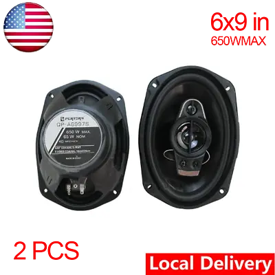 5-Way Car Coaxial Speaker Horn 6*9 Inch Sub Woofer Bass Treble Max 650W Car Audi • $32.19