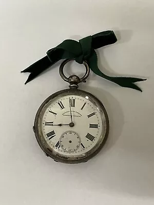 Vintage Silver Railway Time Keeper Pocket Watch Fine Silver Patent Lever • £55