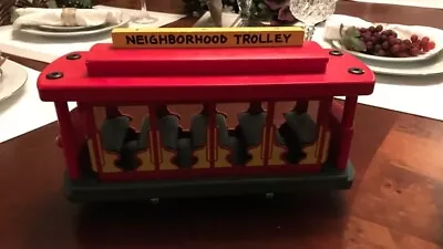 Mr. Rogers’ Neighborhood Trolley Wooden Commemorative No Company Name • $95