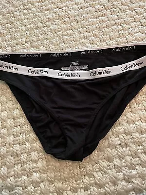 1 Pair Calvin Klein Ladies Full Briefs Underwear Womans Knickers Panties Size XL • £8.99