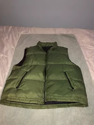 J Crew Vest Mens Extra Large Green Quilted Puffer Lightweight Fantastic • $9.99
