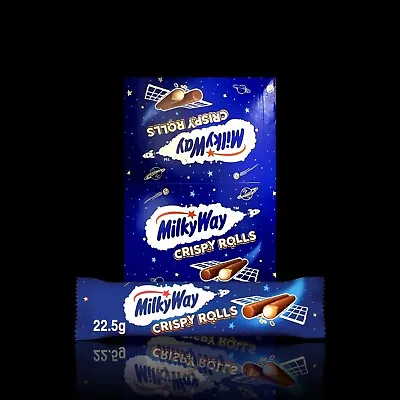 24 X Milky Way Crispy Rolls - 22.5g - (FULL BOX) BB: 08/24 • £21.99