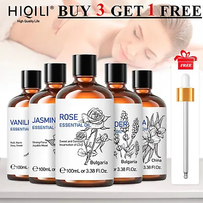 $5.89 • Buy 100ml Essential Oil -100% Pure Natural Therapeutic Oil - For Diffuser Bath Skin
