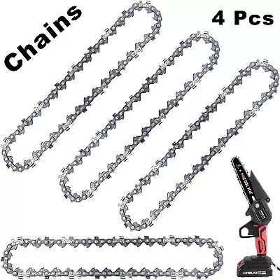 Mini Chainsaw Chain Replacement Portable For Electric Chainsaw Blade (4or6Inch) • $12.49