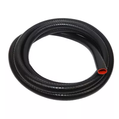 10ft 1-Ply Reinforced 19mm 3/4  ID High Temperature Silicone Heater Hose BLACK • $45.99