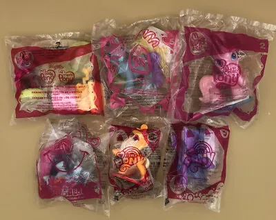 LOT OF 6 My Little Pony McDonald's Happy Meal Toy Lot 2007-2014 NIP Sealed • $10.50