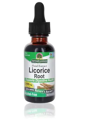 Licorice Root Fluid Extract Alcohol-Free 2000 Mg- 1 Fl Oz (30 Ml) • £21.06