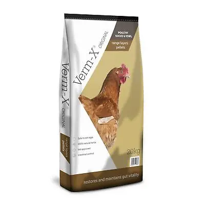 Copdock Mill Range Layers Pellets + Verm-X 20kg Poultry Chicken Ducks Bantams • £24.99