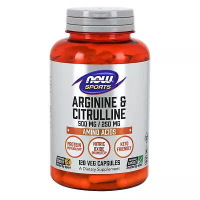 £25.99 • Buy Arginine & Citrulline 750mg 120 Veg Capsules | Nitric Oxide Booster | Strength