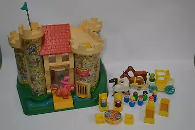 Vintage Fisher Price Little People Play Family Castle #993 1974 W/ Dragon • $202.49