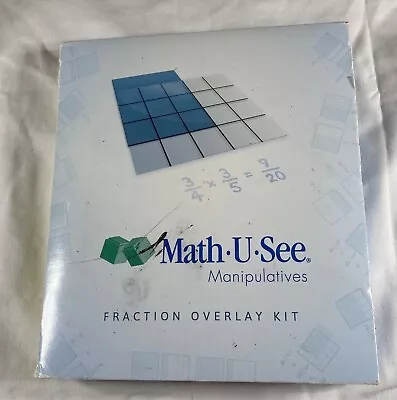 Math U See Manipulatives Fraction Overlay Kit Missing Pieces • $29.99