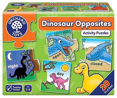 £8.99 • Buy Orchard Toys 295 Dinosaur Opposites Jigsaw Puzzle 20 2-Piece Puzzles Box Age 3+