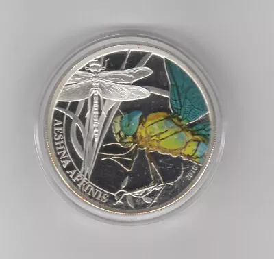 Republic Of Palua $2 Dollar Dragonfly 1/2 OZ Silver Coin  World Of Insects Proof • $34.27