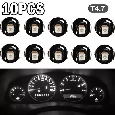 White T5/T4.7 Neo Wedge LED Bulb Dashboard Gauge Climate Light Instrument 10pcs • $7.99