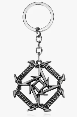 Metallica Pewter Silver Keychain NEW Metallica Keychain 🎸🔥🐈‍⬛ • $6.99