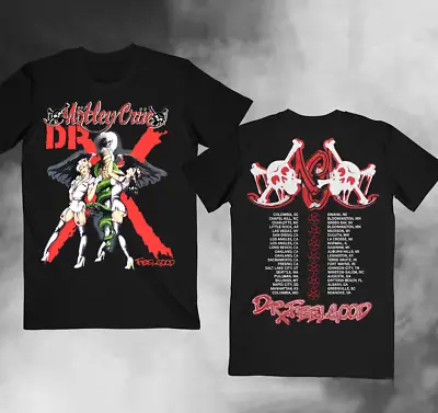 80s Motley Crue Dr. Feelgood Concert Tour Metal Rock T-shirt • $18.99