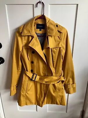 Banana Republic XS Mustard Yellow  Overcoat • $50