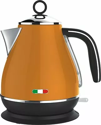 $69.99 • Buy Vintage Electric Kettle Orange 1.7L Stainless Steel Auto OFF 2200W Not Delonghi