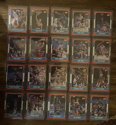 1986-87 Fleer Basketball Complete Set 131/132 No Jordan • $1575