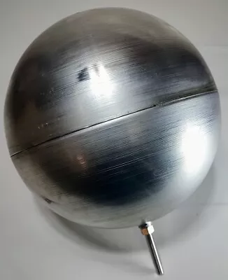 12in. Mill Finish Aluminum Flag Pole Ball Topper • $111.96