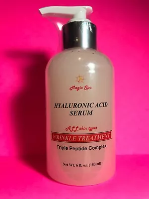 6oz 100% Pure Hyaluronic Acid Serum Anti-aging Wrinkle Filler Matrixyl Peptides • $17.90