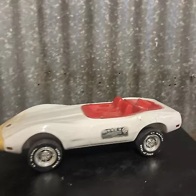 Jim Beam 1978 White Corvette Car Shaped Decanter Bottle Vintage • $43.90