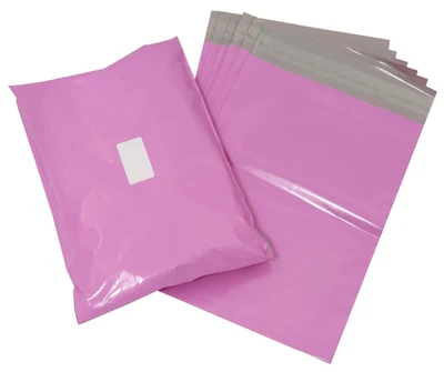 £5.65 • Buy 50 X Strong Large PINK Postal Mailing Bags Sacks 12x16  *OFFER PRICE*