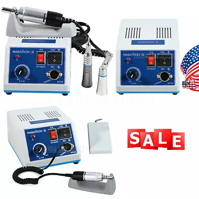 Dental Lab Marathon Electric Micromotor /Contra Angle /Straight Handpiece N3 US • $7.59