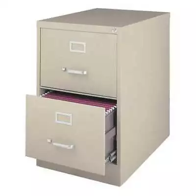 Hirsh 14412 18  W 2 Drawer File Cabinet Putty  Legal • $167.99