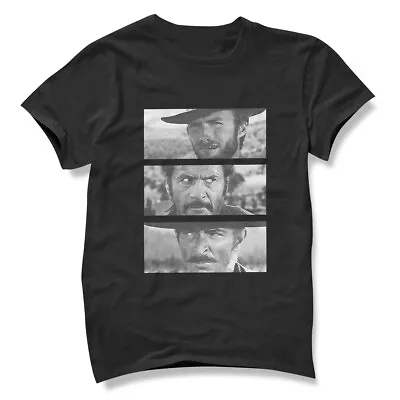 Clint Eastwood Dirty Harry Good Bad And Ugly Lee Van Cleef Eli Wallach T-Shirt • $18.99