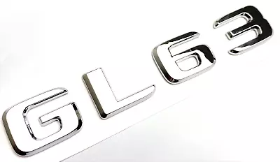 #2 Chrome Gl63 Fit Mercedes Gl63 Liftgate Rear Trunk Nameplate Emblem Badge • $12.99