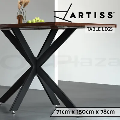 Artiss Starburst Table Legs Coffee Dining Table Legs DIY Metal Leg 150X78cm • $112.95