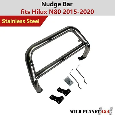 Stainless Steel Nudge Bar Grill Guard For Toyota Hilux N80 2015 - 2020 • $245