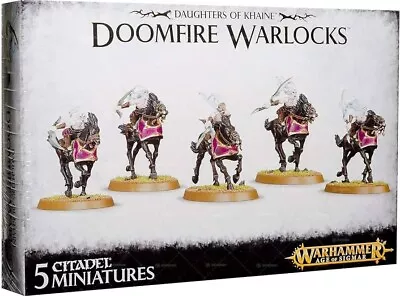 Warhammer AoS Daughters Of Khaine Doomfire Warlocks Or Dark Riders (5) NO BOX • $39.95