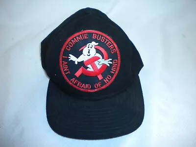 Vintage 80s Commie Busters  Ghost Busters  New Era SNapback Hat  • $42.46
