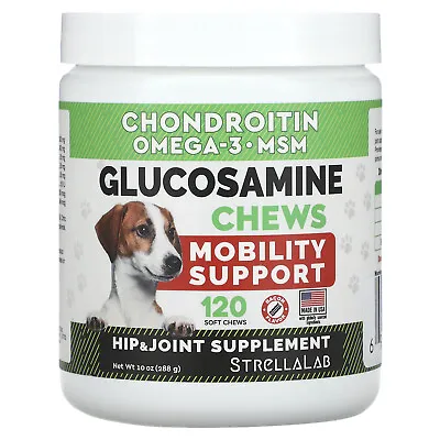 Glucosamine Chews For Dogs And Cats Bacon 120 Soft Chews 10 Oz (288 G) • $28.49