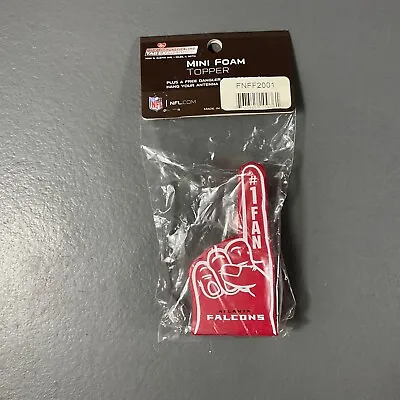 Atlanta Falcons Mini Foam Finger Topper With Small Hanger NFL Football Durable • $1.96