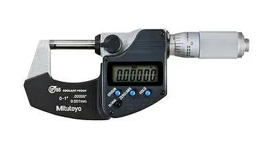 Mitutoyo 293-348-30 Digimatic Micrometer 0-1 /0-25mm Range .00005 /0.001mm Res • $186