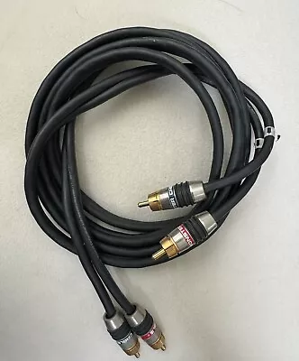 Monster 2m Interlink 250 Stereo Audio RCA Interconnect Cable Balanced Pair 6.5ft • $10.50