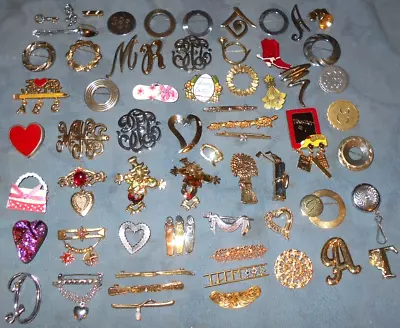 Great Lot  63  Vintage & Some More Modern  Pins Brooches  Many Designs • $9.99