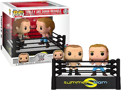 WWE - Triple H Vs. Shawn Michaels 2-PACK Funko Pop Vinyl Figure NEW • $80