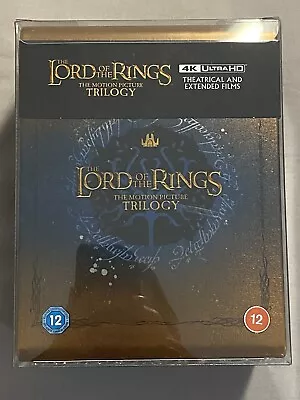 4K UHD Blu-ray The Lord Of The Rings Extended Edition Trilogy Steelbook Boxset • £240