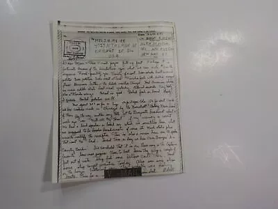 WWII V-Mail Letter Pepsi Cola Spent 5 Cents Soldier World War Two WW II VTG WW2 • $0.01