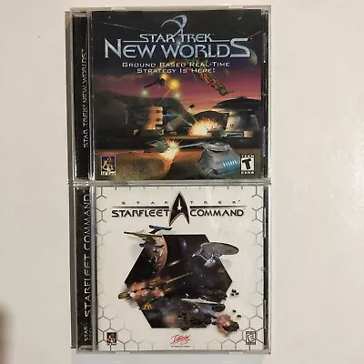 Star Trek New Worlds & Starfleet Command PC Game (Windows 95 / 98) VGC • $20.99