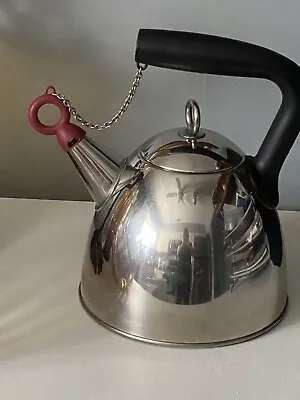 MICHAEL GRAVES Whistle Keeper Polished Stainless Steel Tea Kettle 3Qt • $40