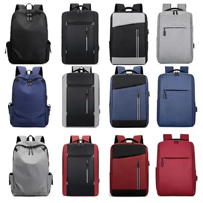 Waterproof Men Women Backpack Bookbag School Travel Laptop Rucksack Zipper Bag • $13.30